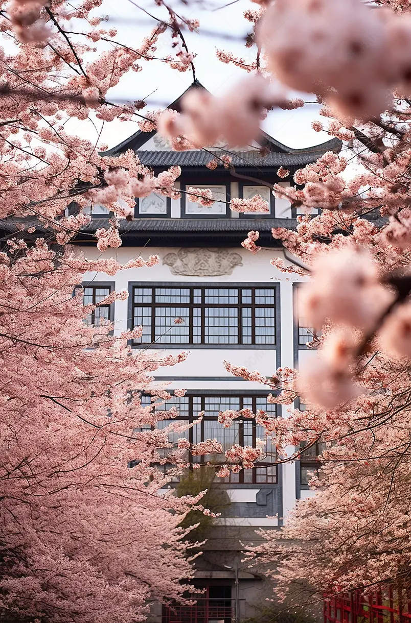 南京林业大学樱花盛开