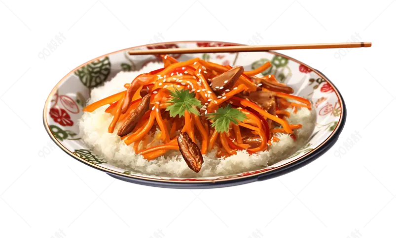 中餐炒菜小吃元素设计