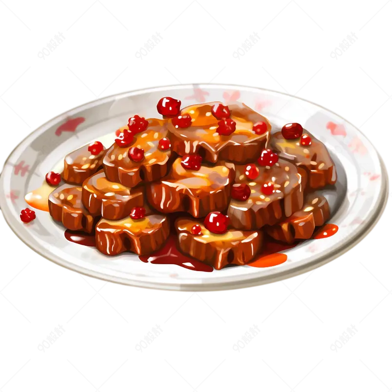 卡通中餐餐饮元素设计