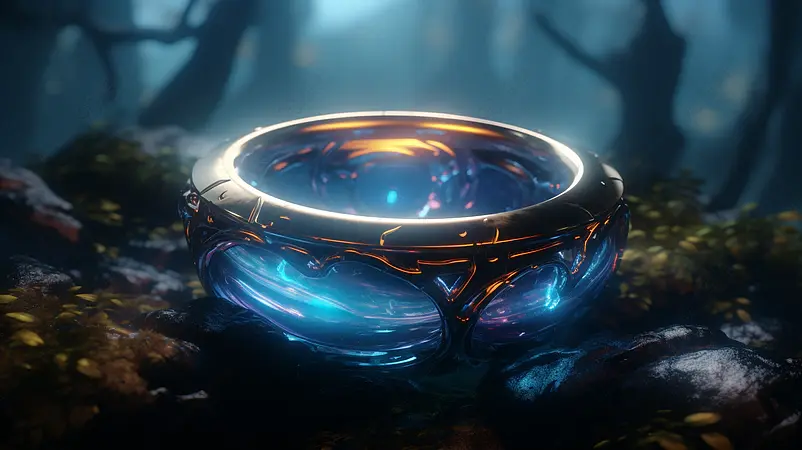 奇特魔环数字艺术