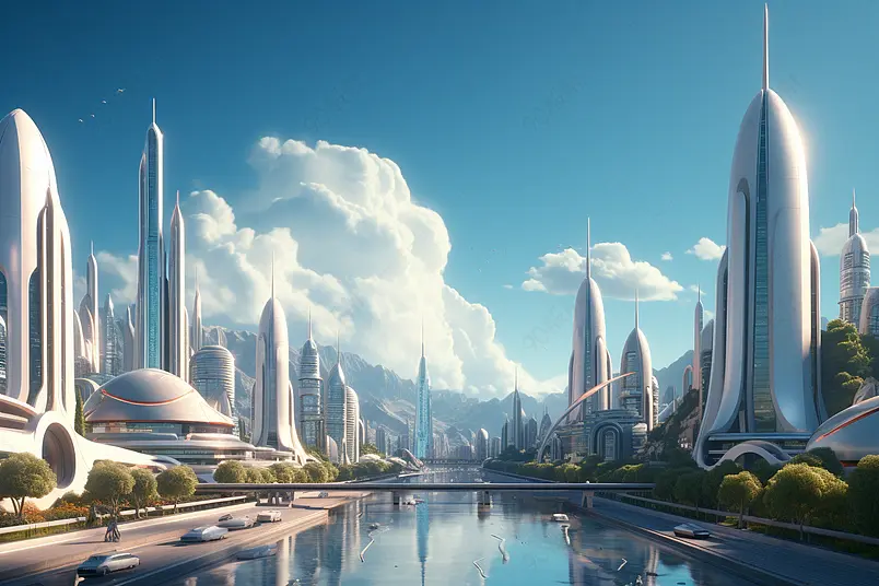 城市天际线的未来视角