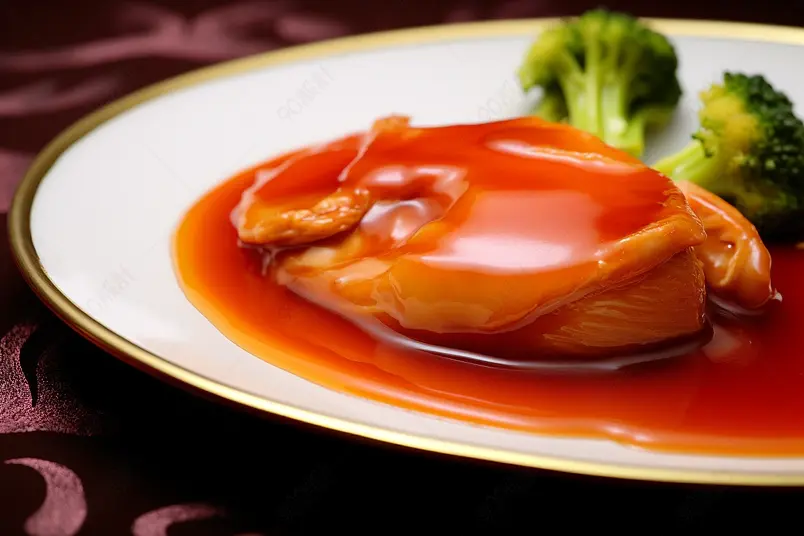 清晰的摄影图高清的图片电商产品拍摄美食美味食物一盘好吃的鲍鱼
