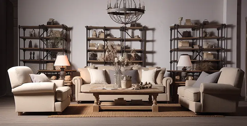 清晰的摄影图高清的图片室内设计简约时尚室内家居家具沙发台灯