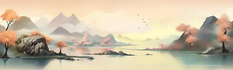 山河横幅2