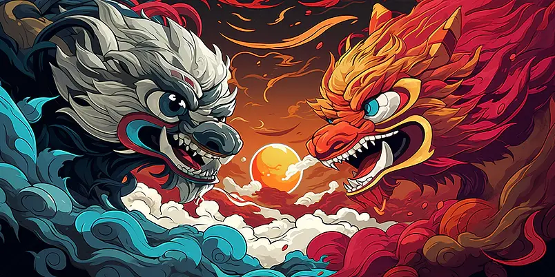 国潮舞狮篮球