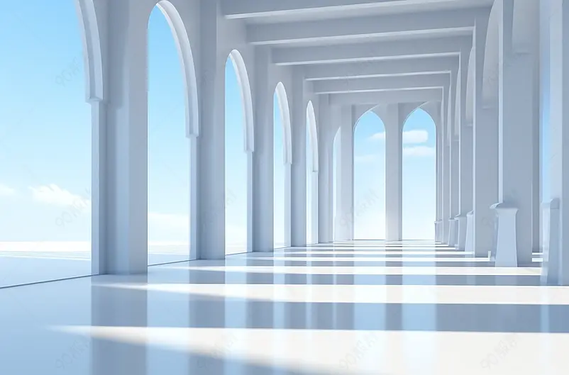 3D简洁空间背景