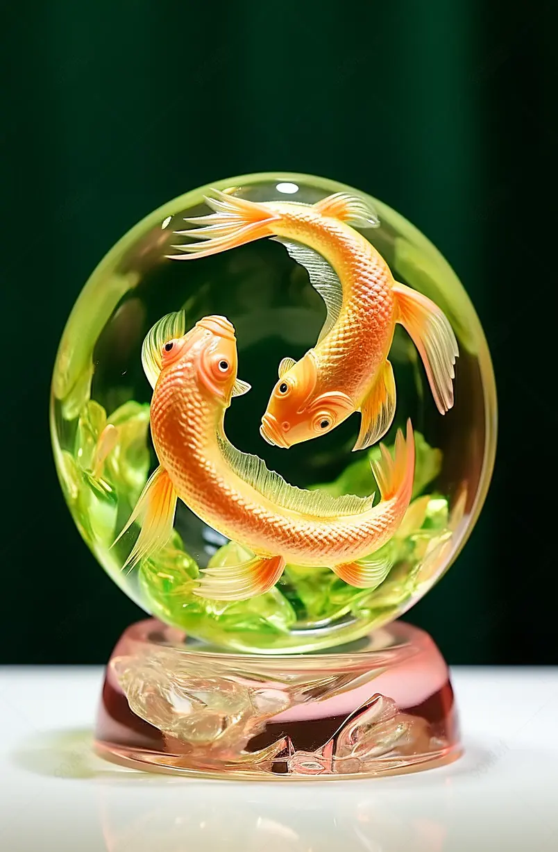 琉璃工艺品佛手金鱼葫芦