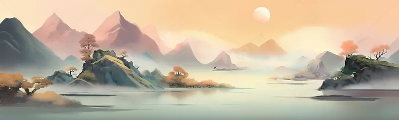 山河横幅2
