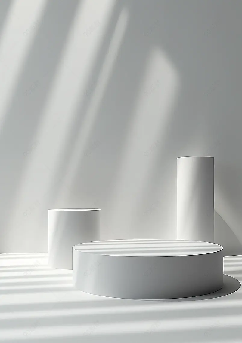 产品展台三维图形背景
