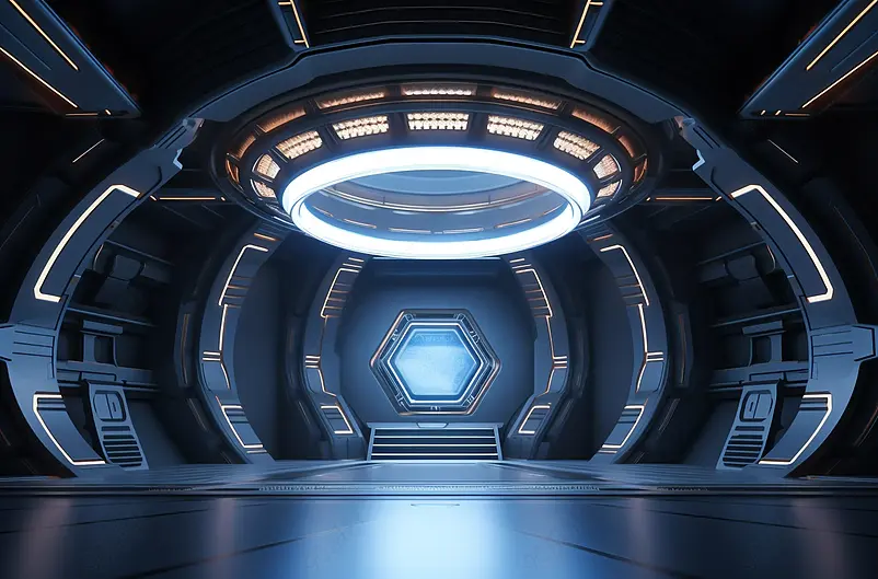 3D现代科技感空间背景