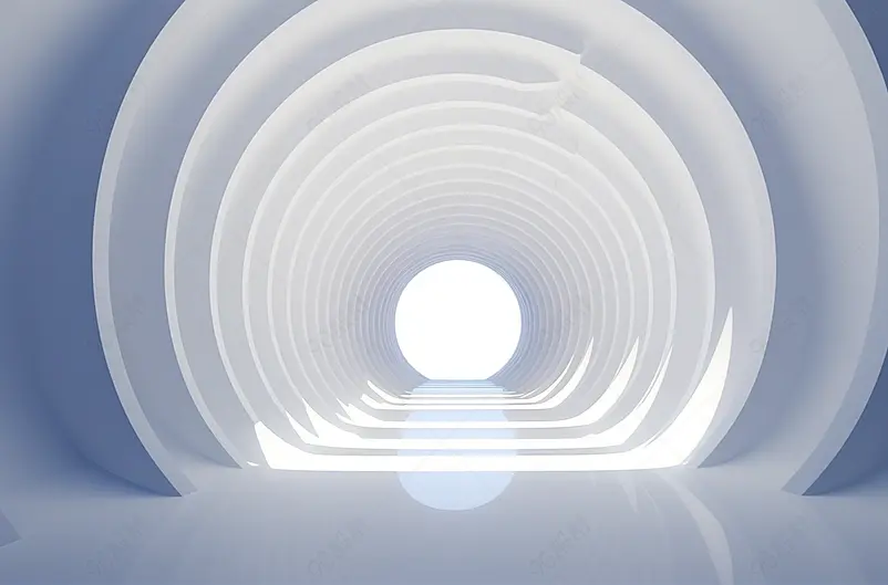 3D抽象背景空间