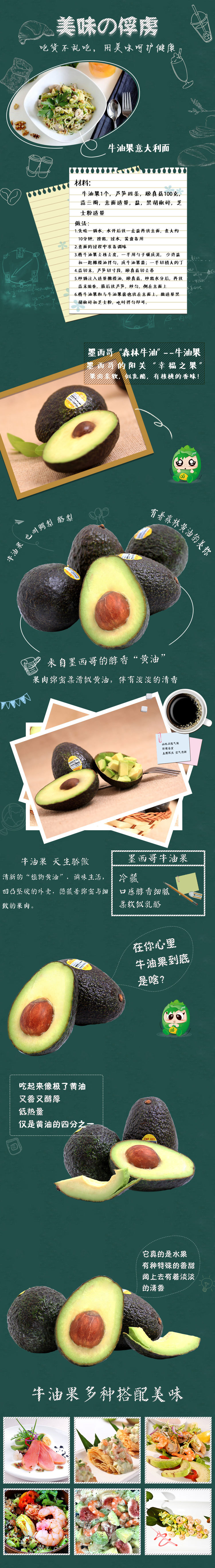 水果 生鲜 牛油果 详情页 墨西哥牛油果