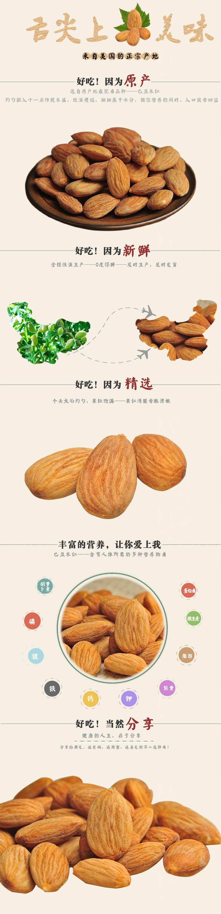 坚果巴旦木仁详情图