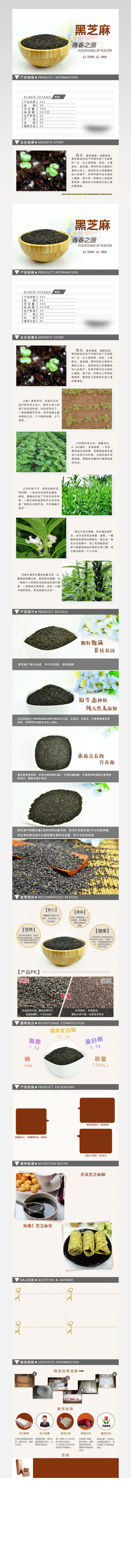 电商杂粮产品详情页模板