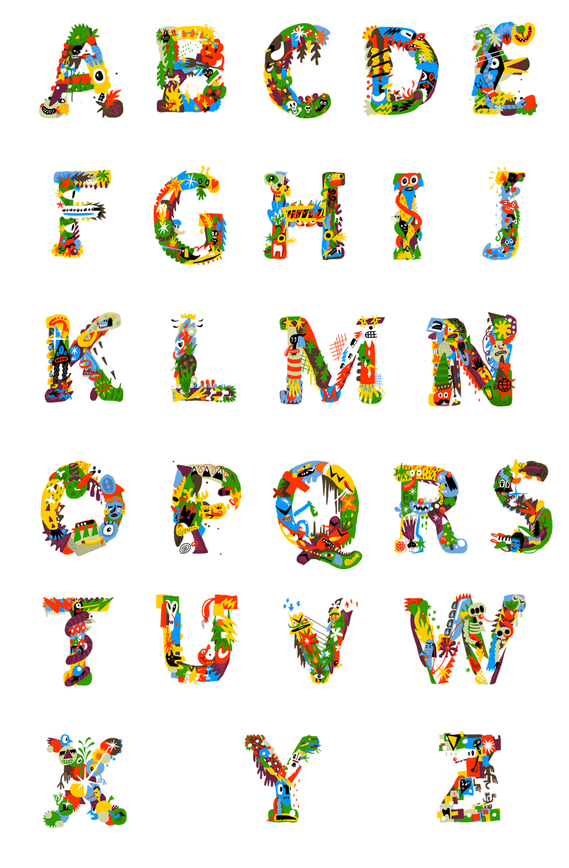 万圣节26个字母表