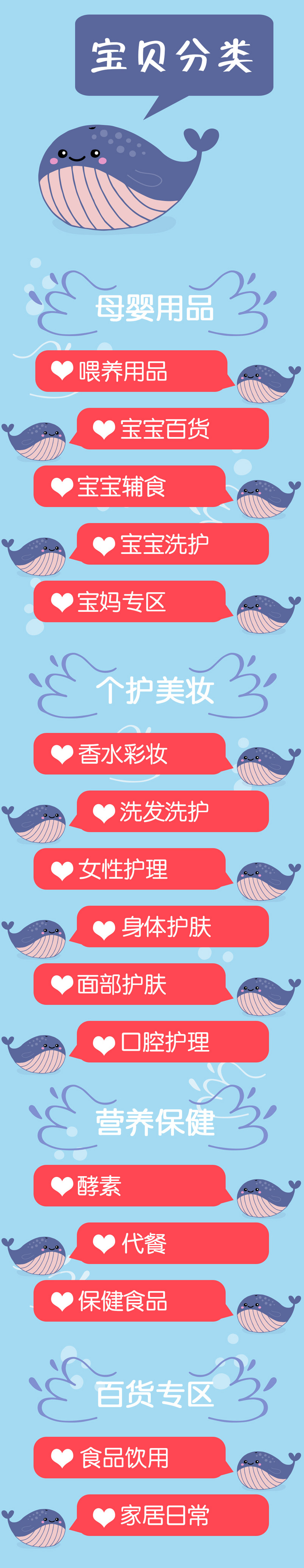 卡通可爱侧边栏