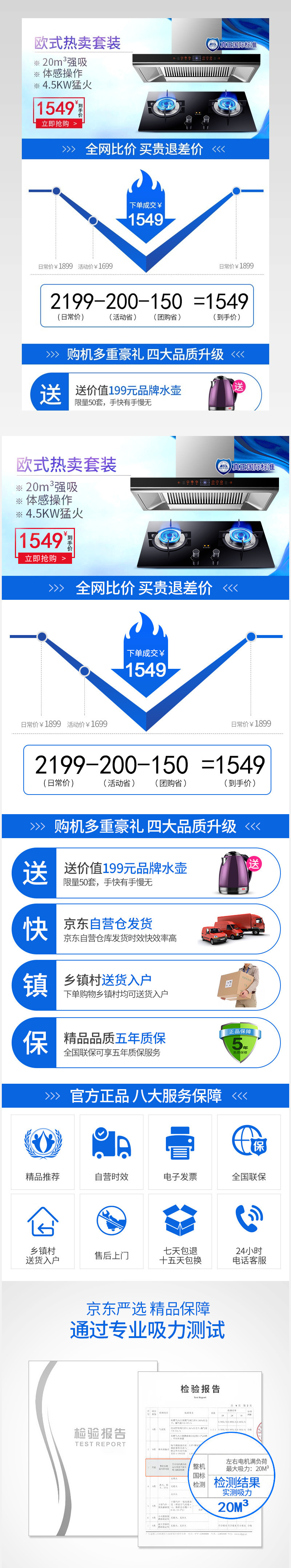 家用电器活动氛围厨房大电油烟机燃气灶关联营销