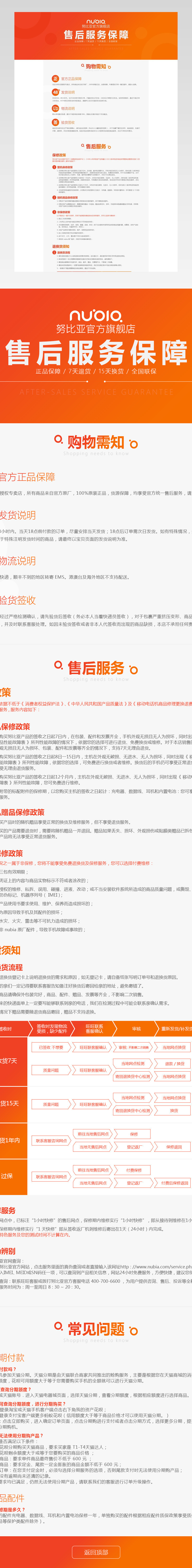 简约大气手机数码售后专题页PSD模板