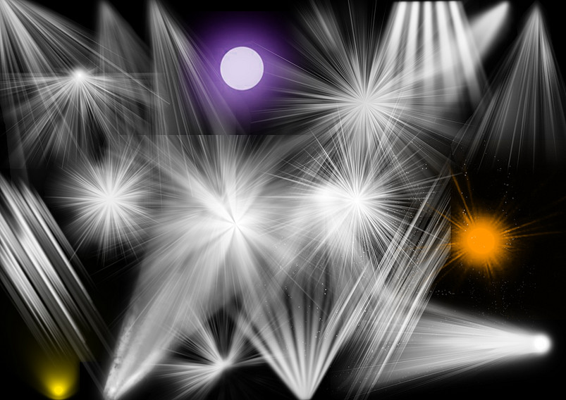 天猫 各类灯光 PSD模板