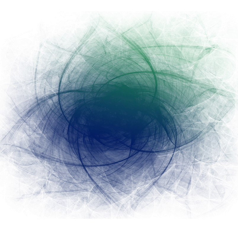 魔法烟雾蓝绿色系png免抠图