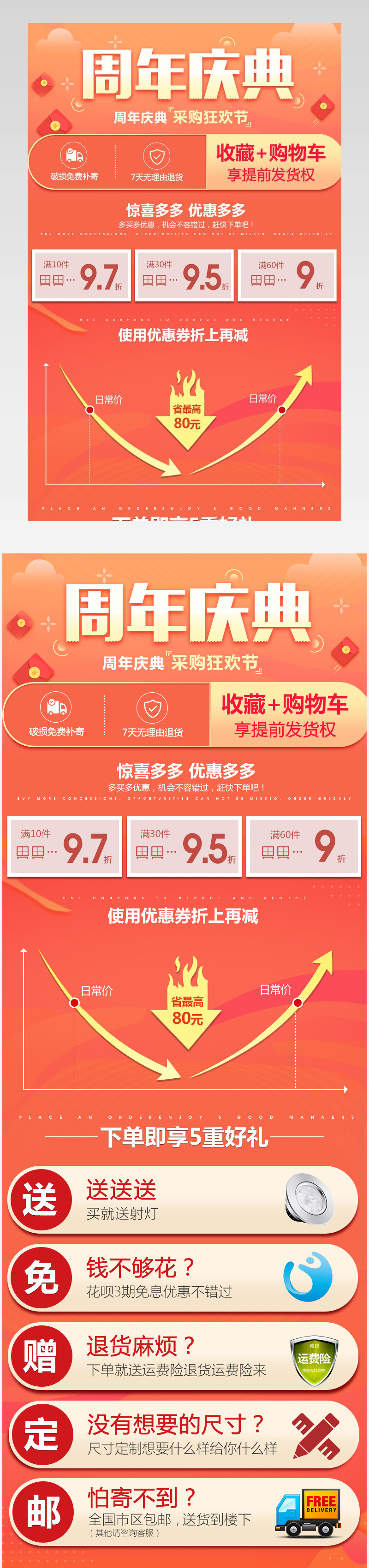 家具建材周年庆活动促销关联页面活动页面