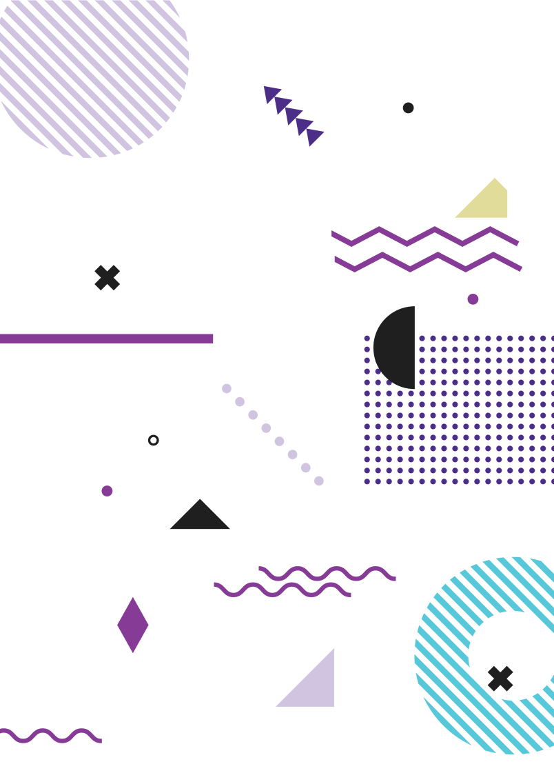 圆点线条矢量几何装饰