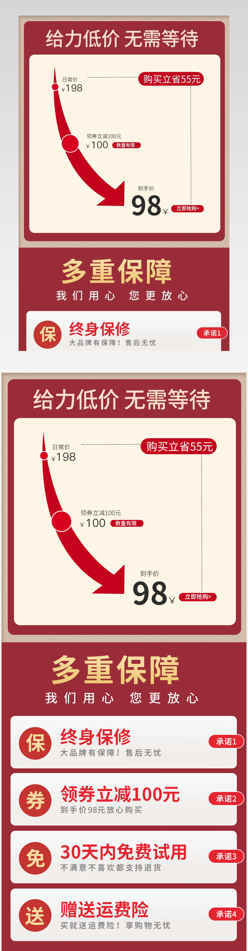 详情促销价格曲线售后服务日常详情关联页