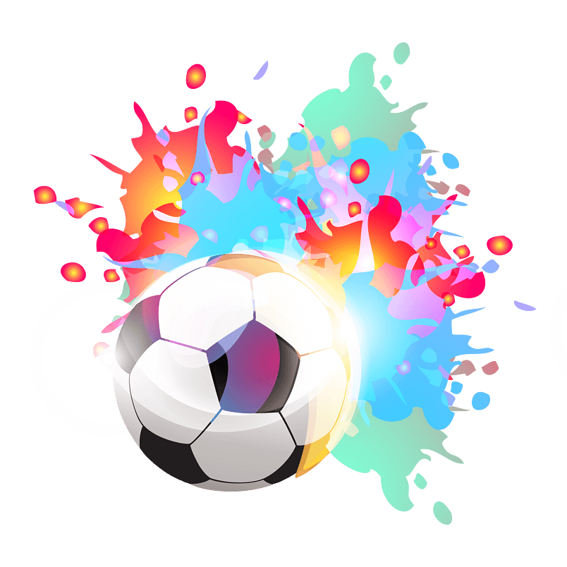 炫酷世界杯足球矢量免抠图