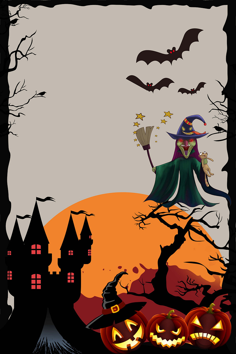 万圣节聚会海报背景