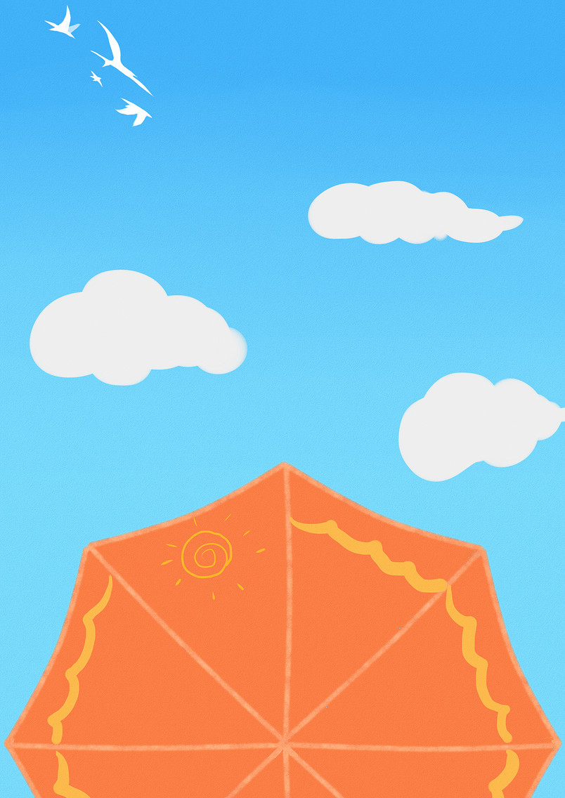 夏日小清新背景图