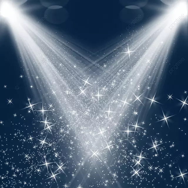 射光光芒闪光光圈星光星点光晕眩光效果
