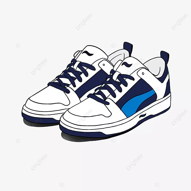 男鞋休闲跑步鞋日常剪贴画