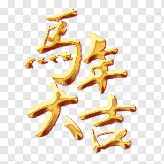 2026农历马年春节新年快乐马到成功传统节日骏马贺岁卡通马