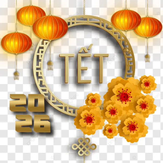 越南新年 马年 2026 十二生肖 马 越南传统节日 笼子 爆竹 矢量