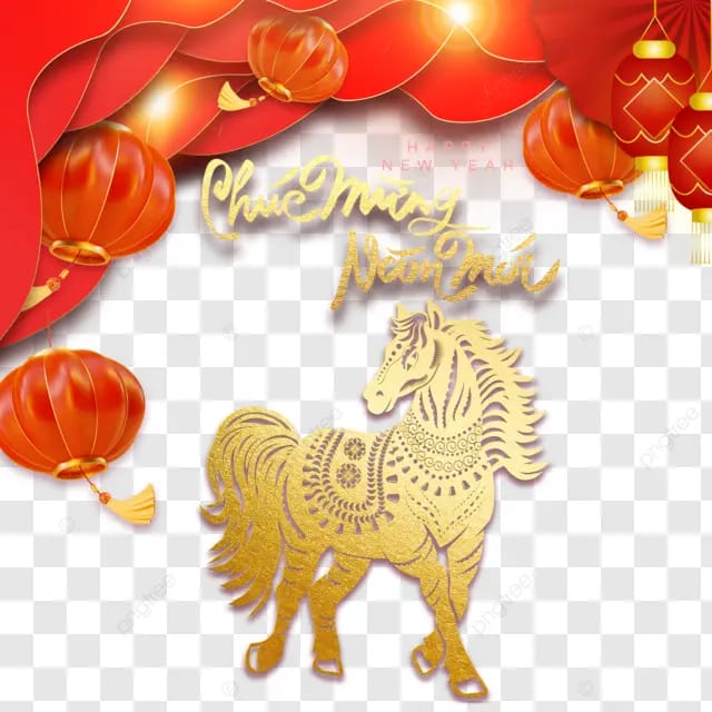 2026马年越南春节越南新年越南节日越南传统灯笼越南艺术字