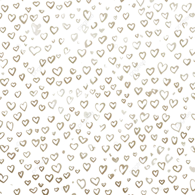 白色爱心壁纸，白色背景上点缀着小爱心