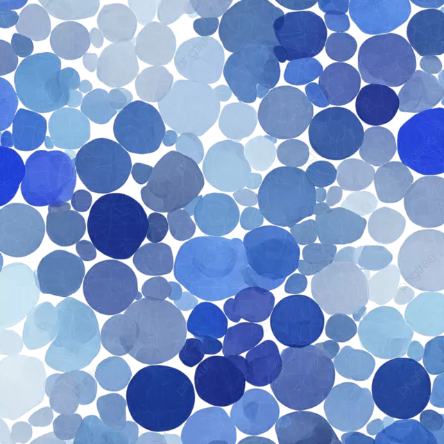 白色背景上的蓝色中等大小圆圈纹理