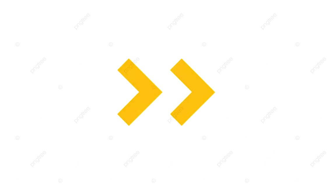 极简黑色背景黄色箭头快进图标设计