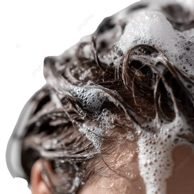 瑞典用洗发水泡泡洗发的人