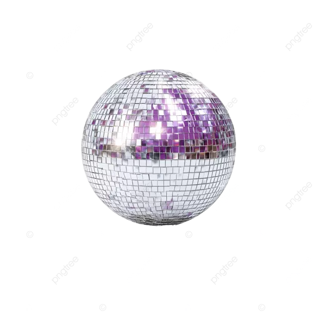 时尚而充满活力的镜球海报，简约编辑摄影风格