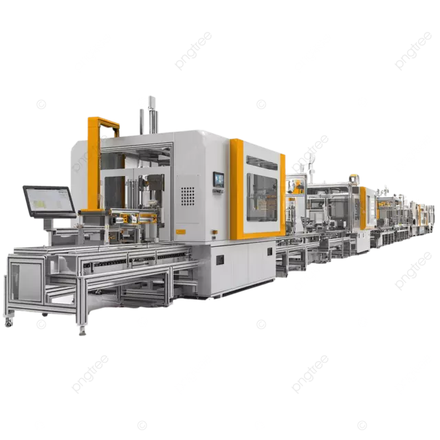 带有传送带和塑料材料的高级医疗设备生产线