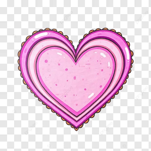 粉色爱心图案