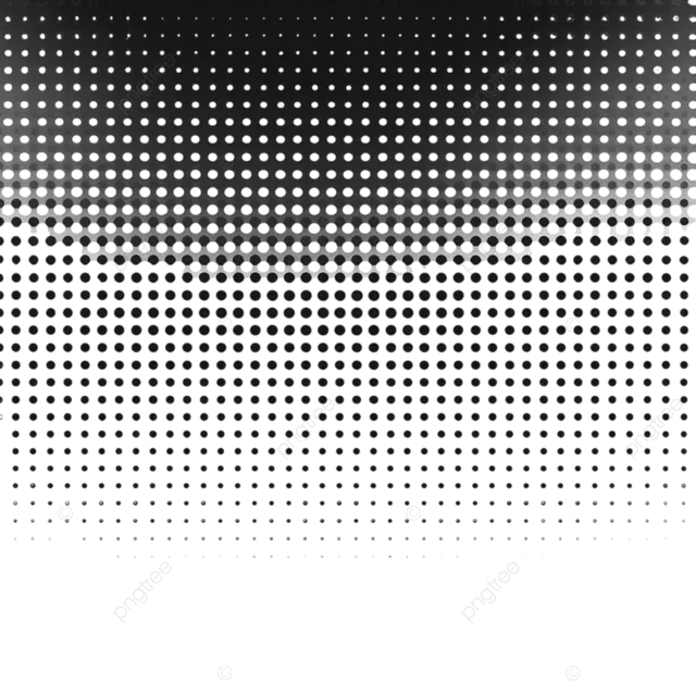 黑白渐变背景，带有几何网格状的圆形点。