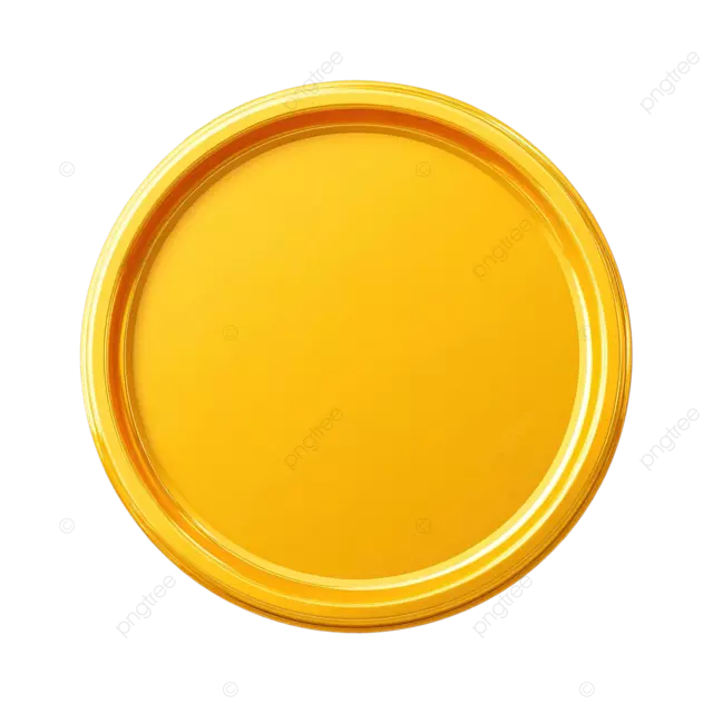 矢量金币插画空白硬币白色背景