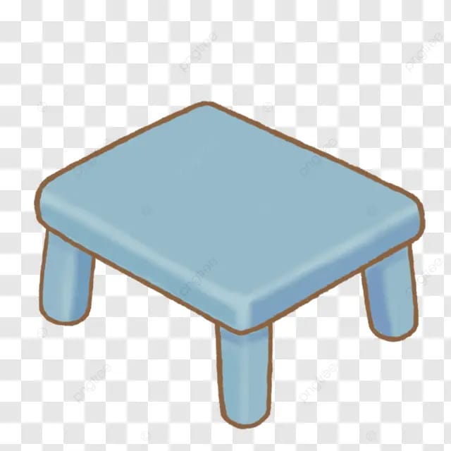 卡通q版可爱涂鸦风桌子小餐桌