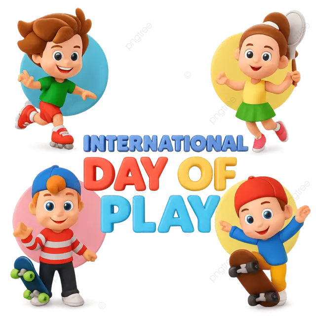 国际青年日快乐玩儿童矢量插图孩子在户外