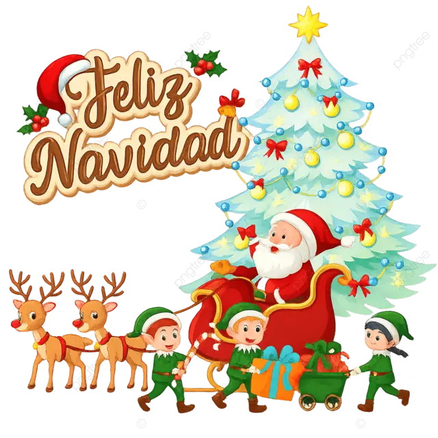 圣诞快乐卡通人物节日问候矢量插图