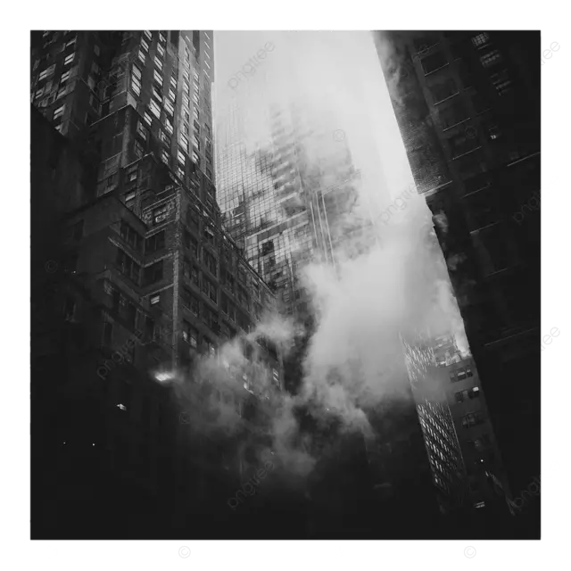 赛博朋克新黑色纽约烟雾阴影粗野主义德国表现主义复古电影