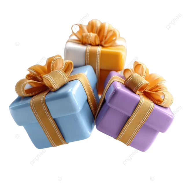 混乱的庆祝活动中礼物盒飞舞的时尚插图