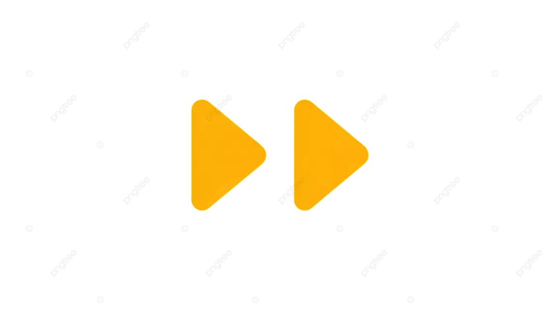 极简黑色背景黄色箭头快速前进图标设计